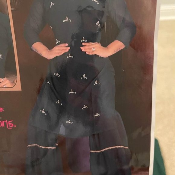 Semi-Stitched Sharara Suit - Picture 10 of 10